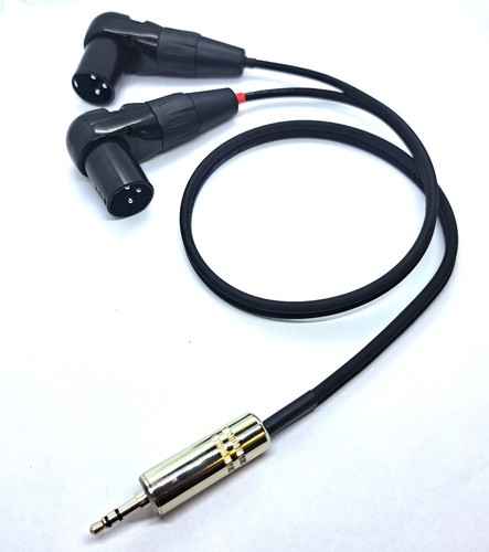 Miniklinke auf 2 x xlr - 3,5,