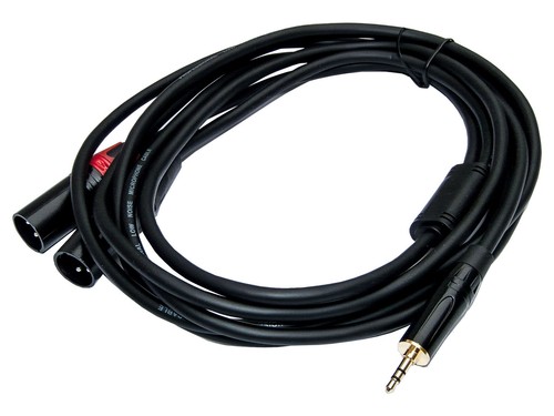 Adapterkabel xlr male - 2x,