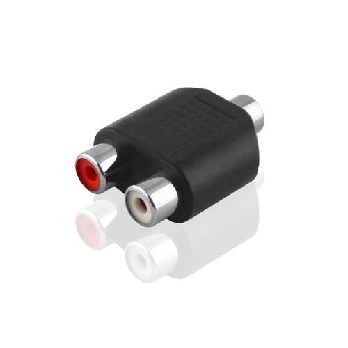Cinch adapter splitter 2x - cinch,